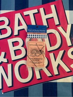 NWT Bath & Body Works Pink Pineapple Sunrise Hanging Fragrance Diffuser